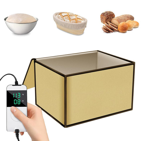 HEATIDEAS dough proofer box top view shows compact storage.