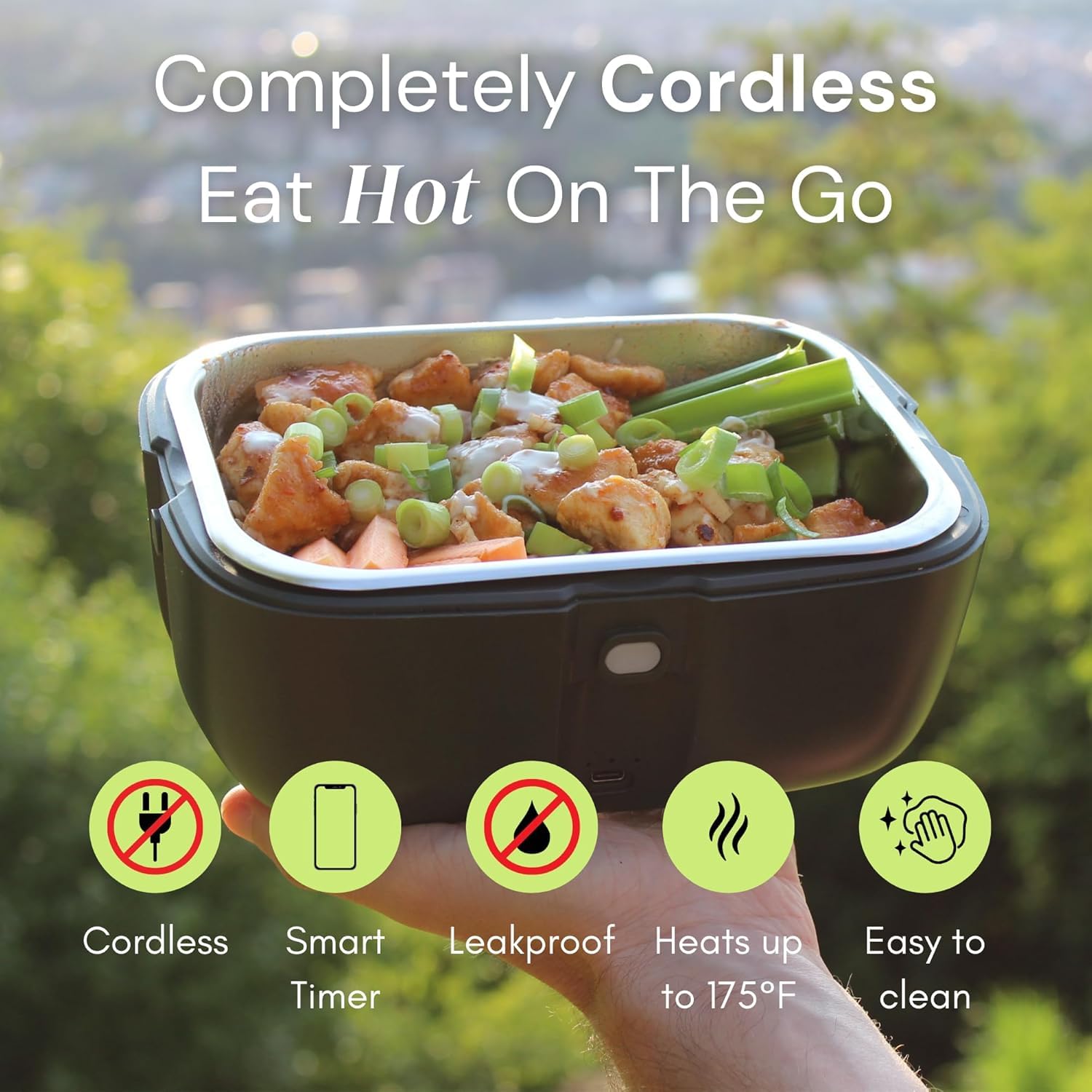 HeatsBox Go app-control enables precise heating from your phone.