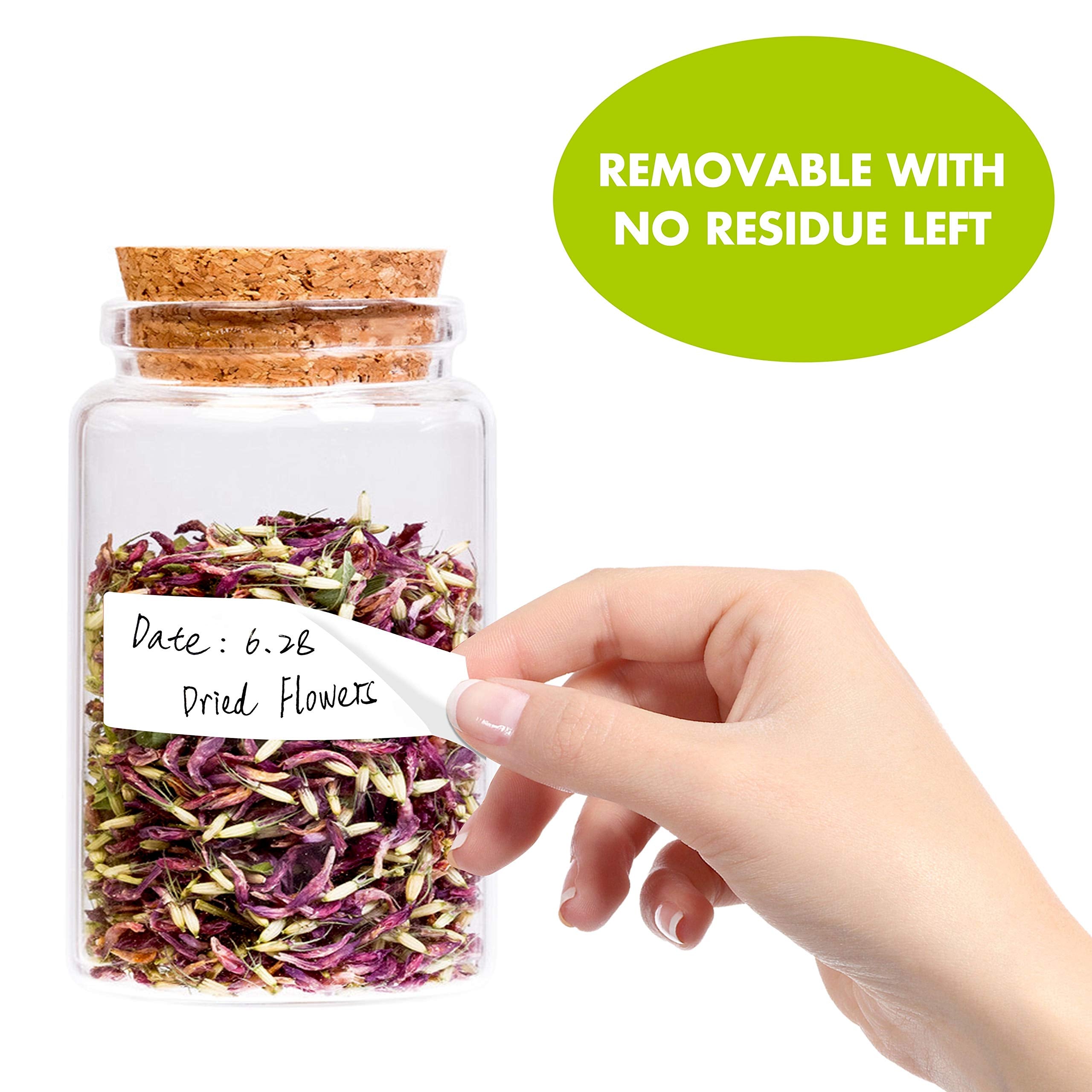 Hebayy perforated line labels peeling easily for quick labeling