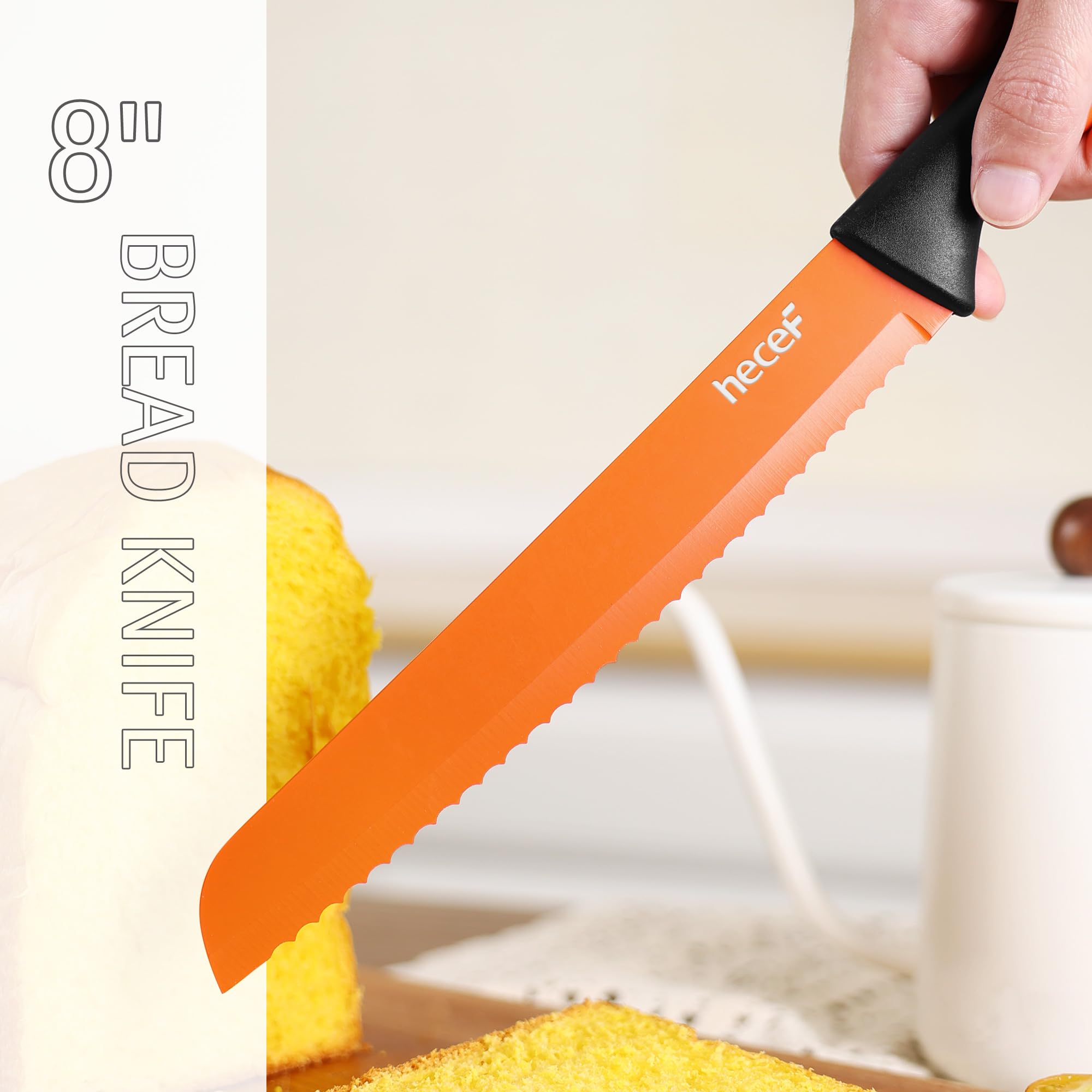 hecef 3.5-inch paring knife precise fruit and veggie chores