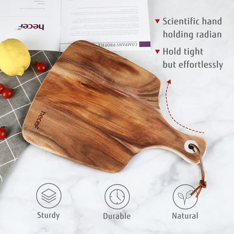 hecef acacia wood grain finish adds warmth