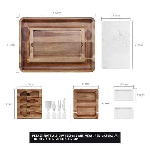 hidden knife drawers on hecef cheese board keep tools organized