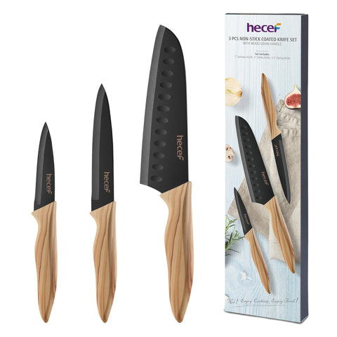 hecef santoku knife close-up for precise slicing and control