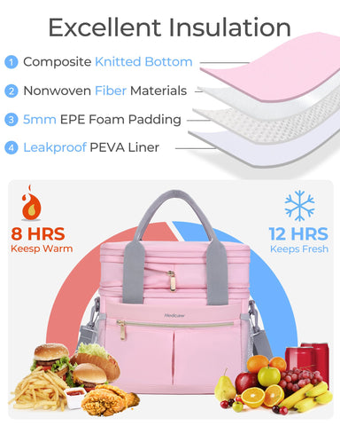 Hedcaw multi-pocket design provides easy access to essentials and utensils