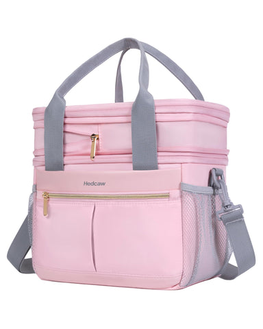 Hedcaw lunch box for women with double-deck design keeps meals organized for work