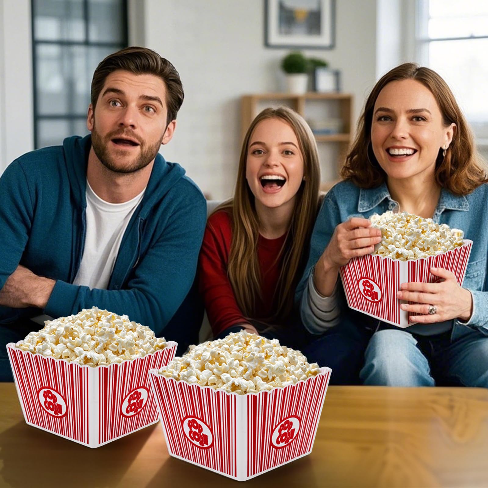 Hedume durable reusable popcorn containers suitable for multiple uses
