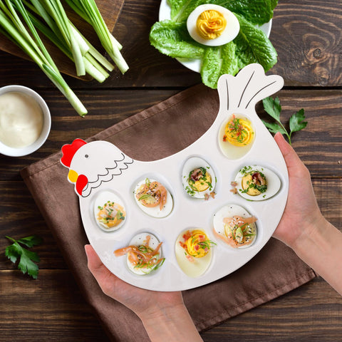 Hedume kitchen-counter egg display for fridge or table