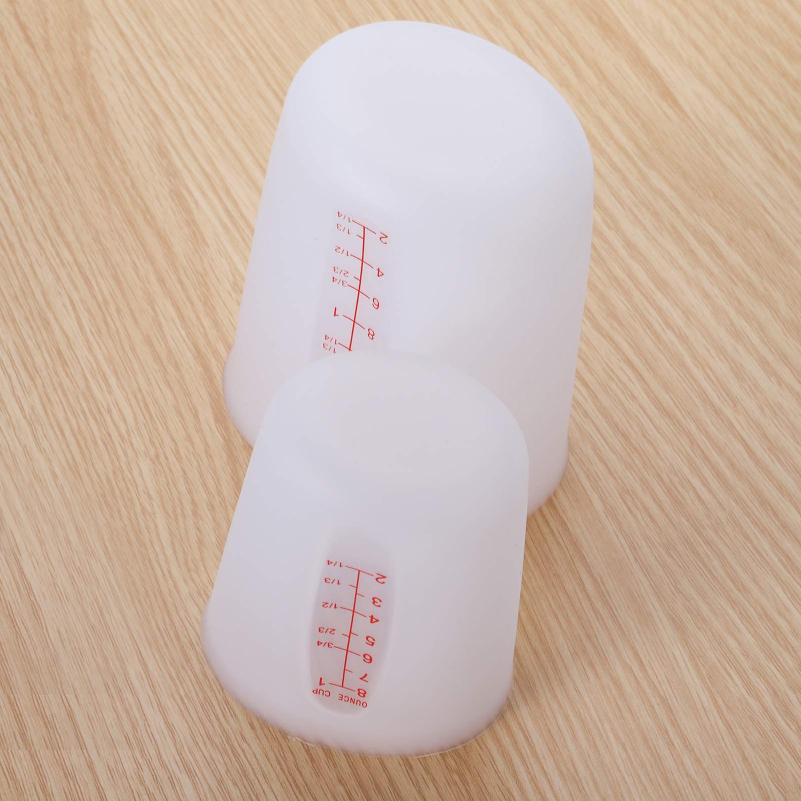 Hedume flexible cups with clear markings for fast measuring