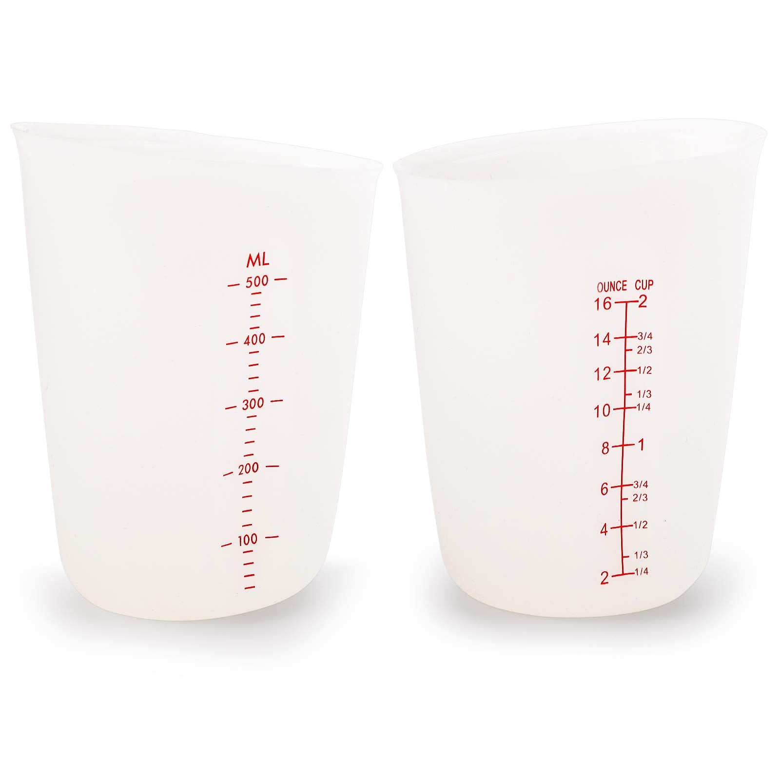 Hedume 1-cup silicone cup with precise markings for accurate pours