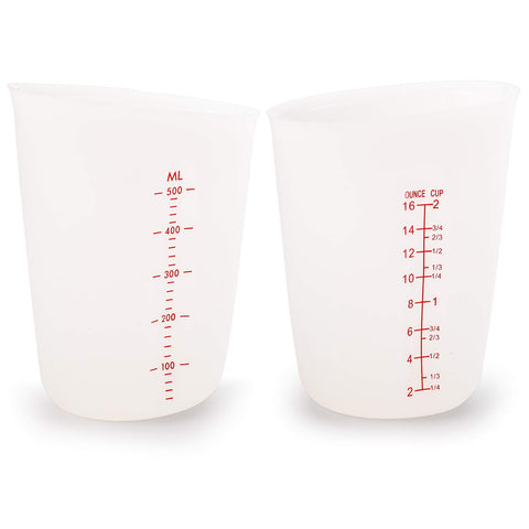 Hedume 1-cup silicone cup with precise markings for accurate pours