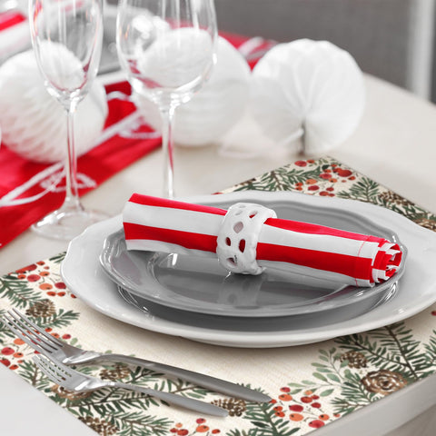 Heentan ideal 14x10 inch placemats fit most tables for clean layouts.