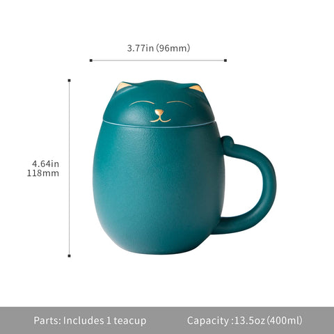 400 ml capacity ideal for tea, herbal blends, or coffee