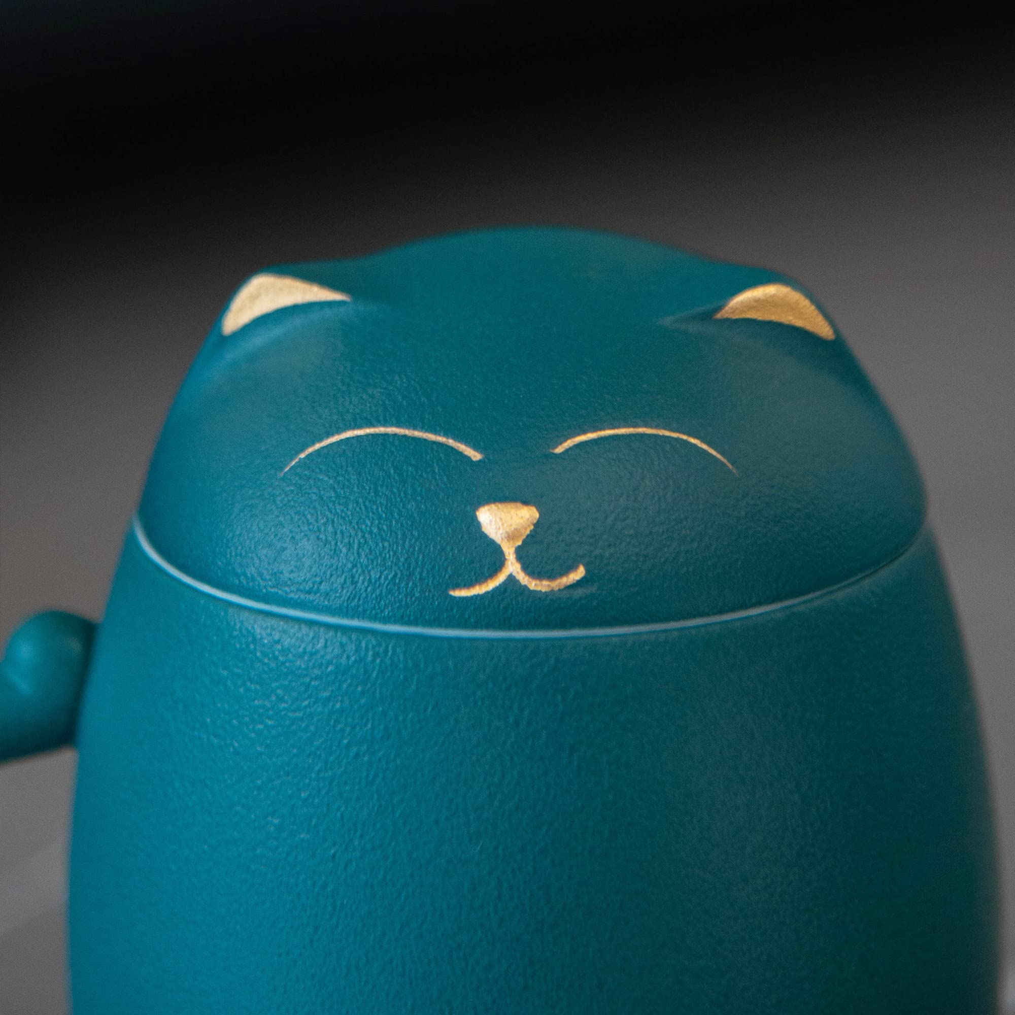 Gift ready HEER cat teacup for cat lovers and friends