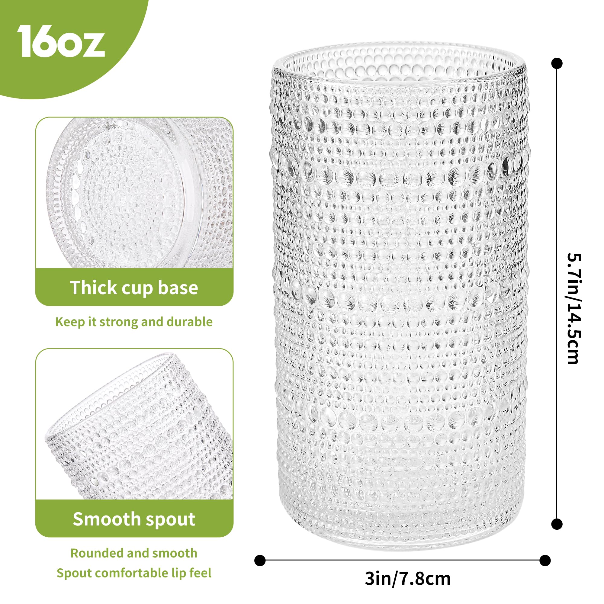 Closeup of HEFBCOMK hobnail texture showing elegant beaded grip