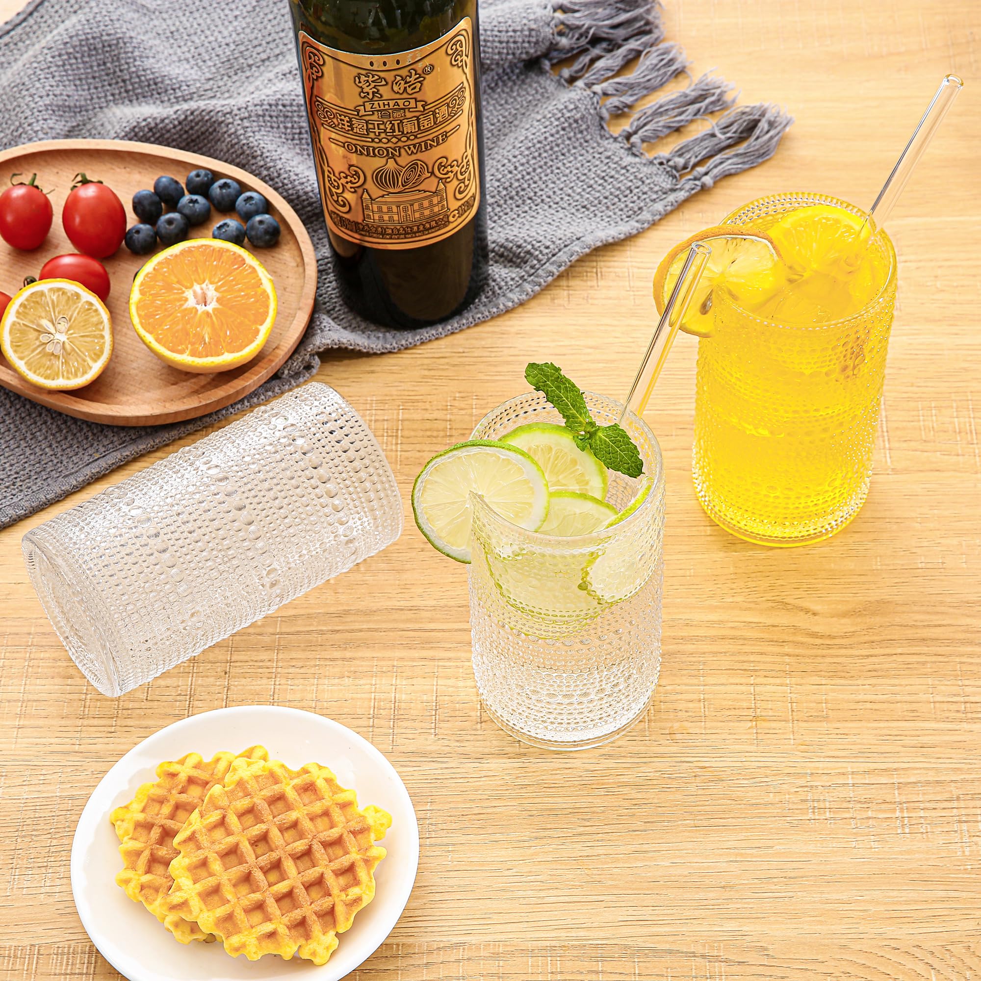 HEFBCOMK versatile set for cocktails, juice, and water