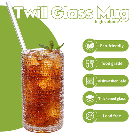 HEFBCOMK vintage design with a secure grip on each glass