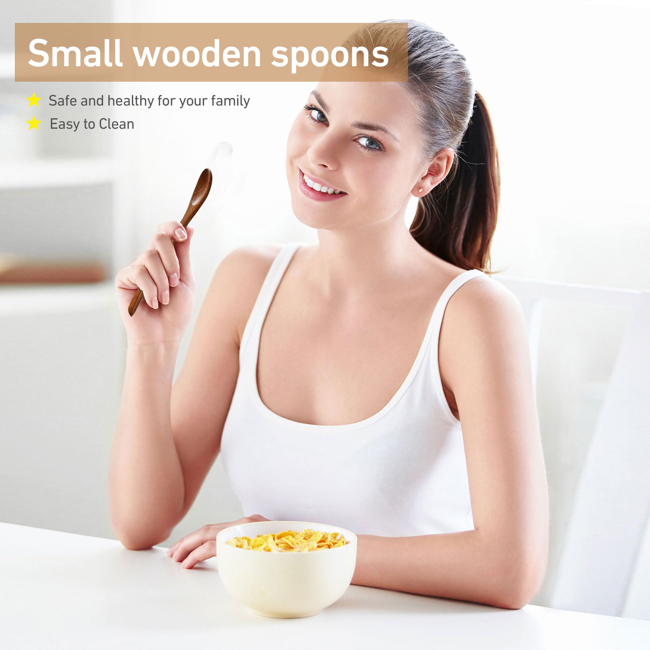 Hefild padauk wooden spoon set with silky finish and durable grain