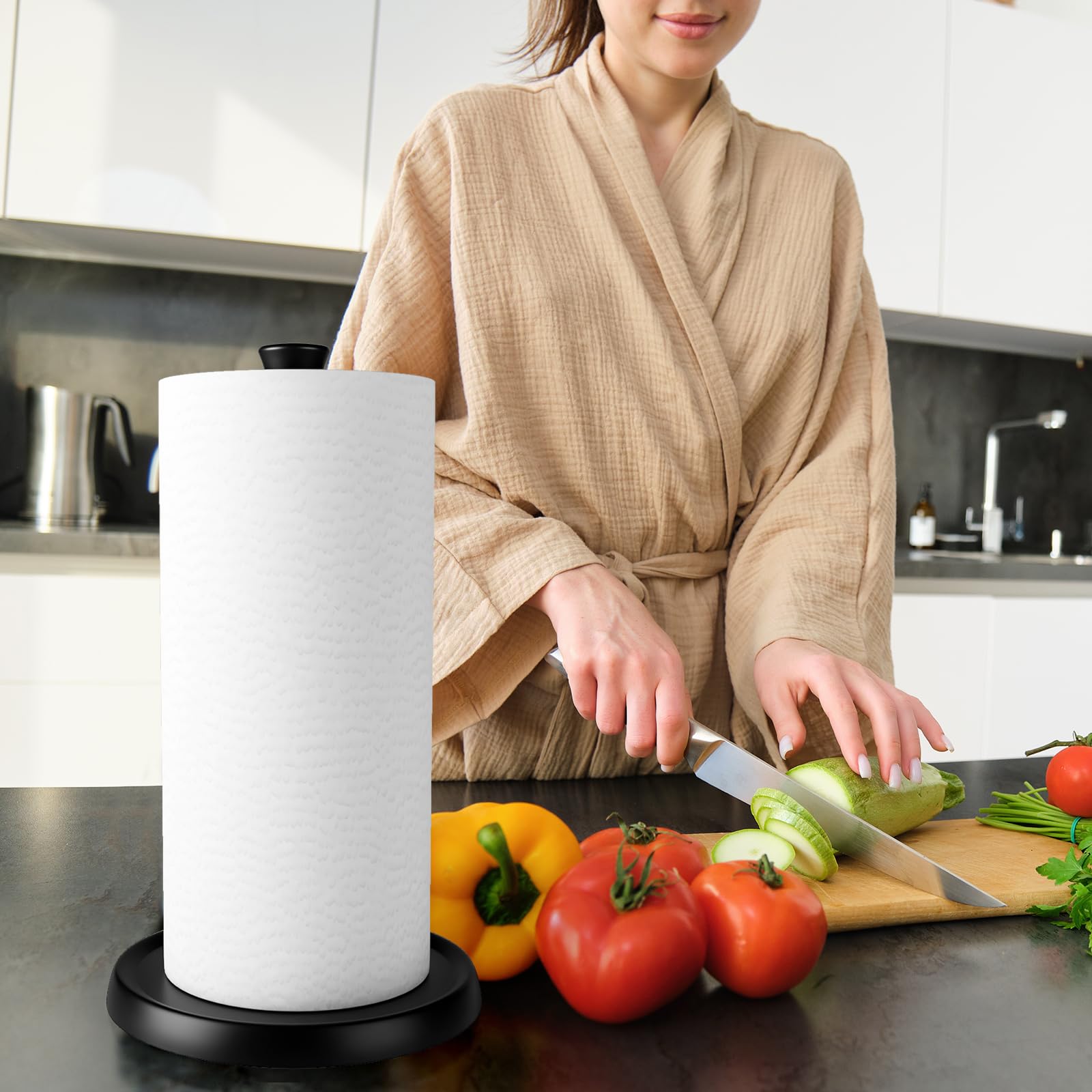 Hegivoc travel-friendly paper towel holder for on-the-go use