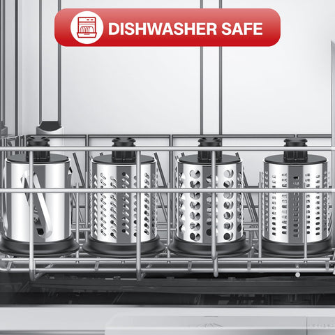 Heiolkako top rack dishwasher safe blades for easy cleaning