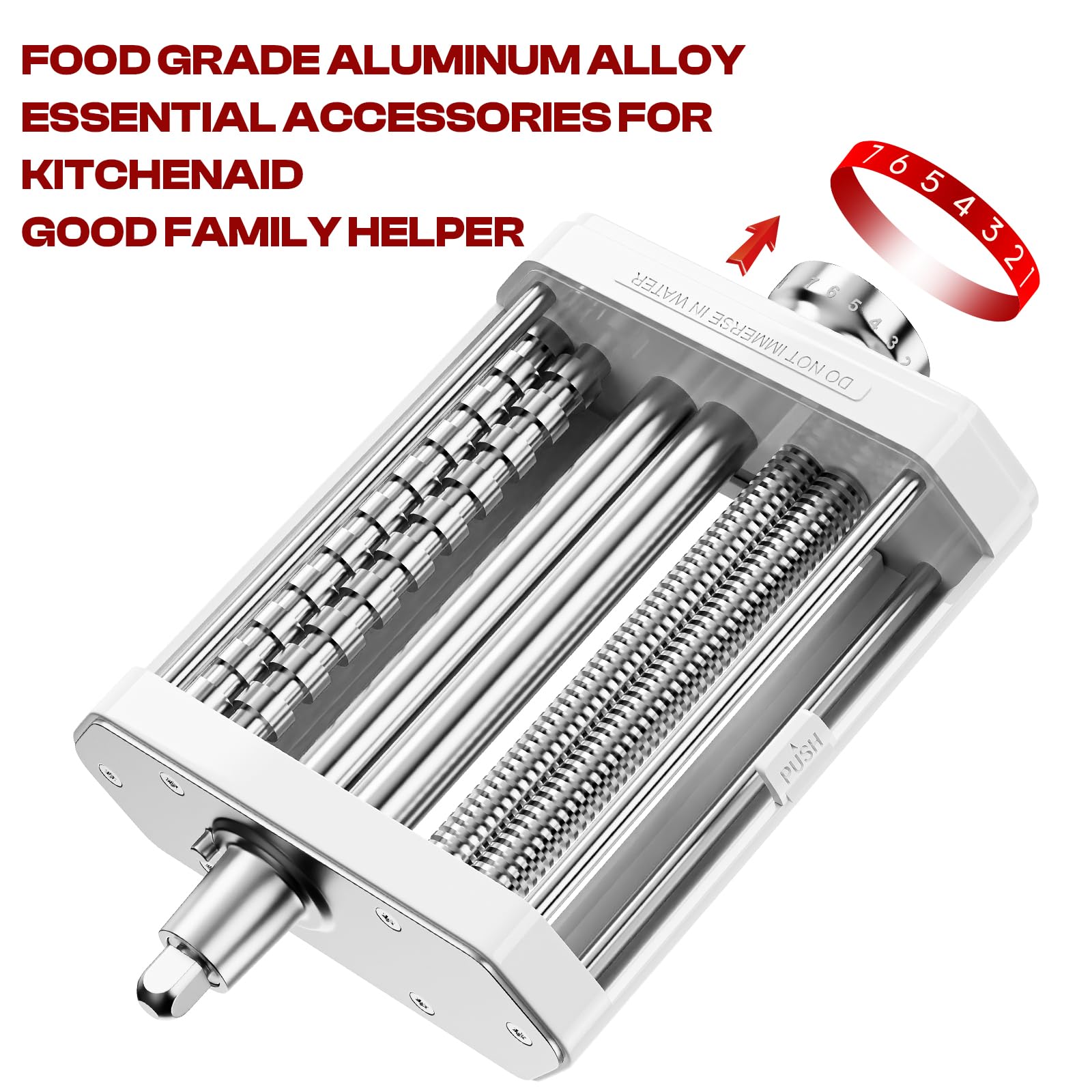 Heiolkako pasta maker attachment is compatible with KitchenAid hub