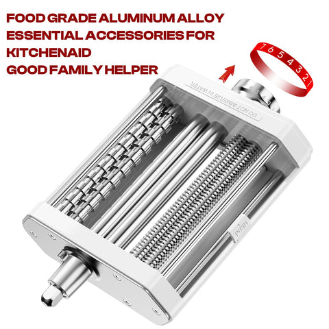 Heiolkako pasta maker attachment is compatible with KitchenAid hub