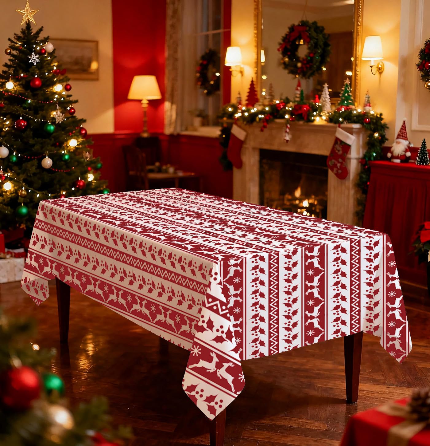HEIPINIUYE tablecloth suits indoor and outdoor gatherings for holidays and events.