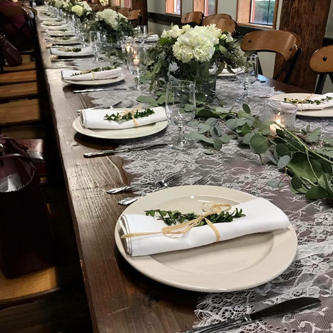 HEIPINIUYE versatile decor doubles as gift wrap accents and chair sashes