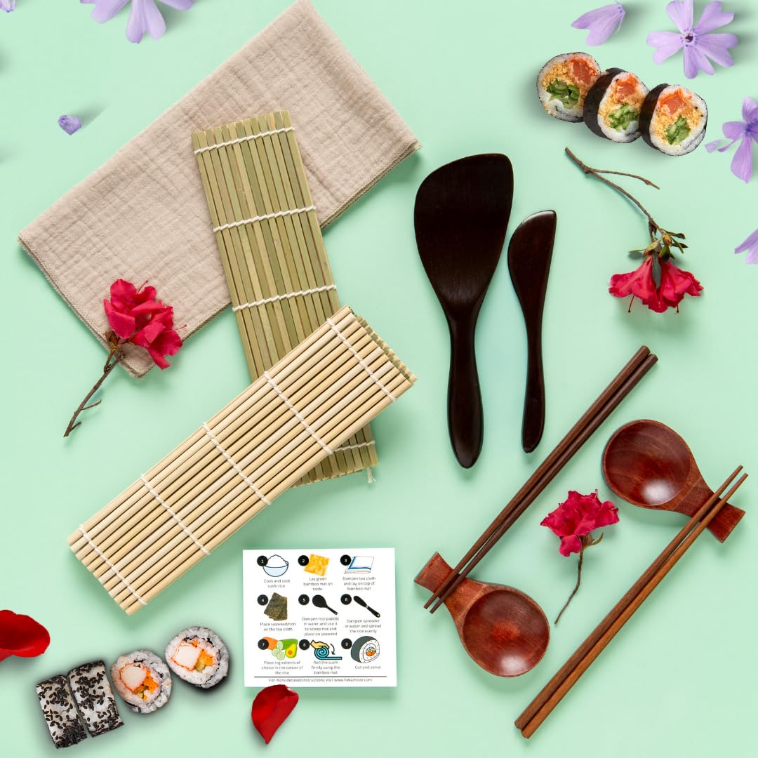 HEKAMOVE wood rice spreader for tidy, even rolls