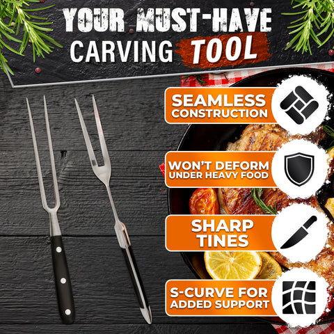 HELVETIOS heat-resistant handle - comfortable, non-slip grip during grilling and serving.