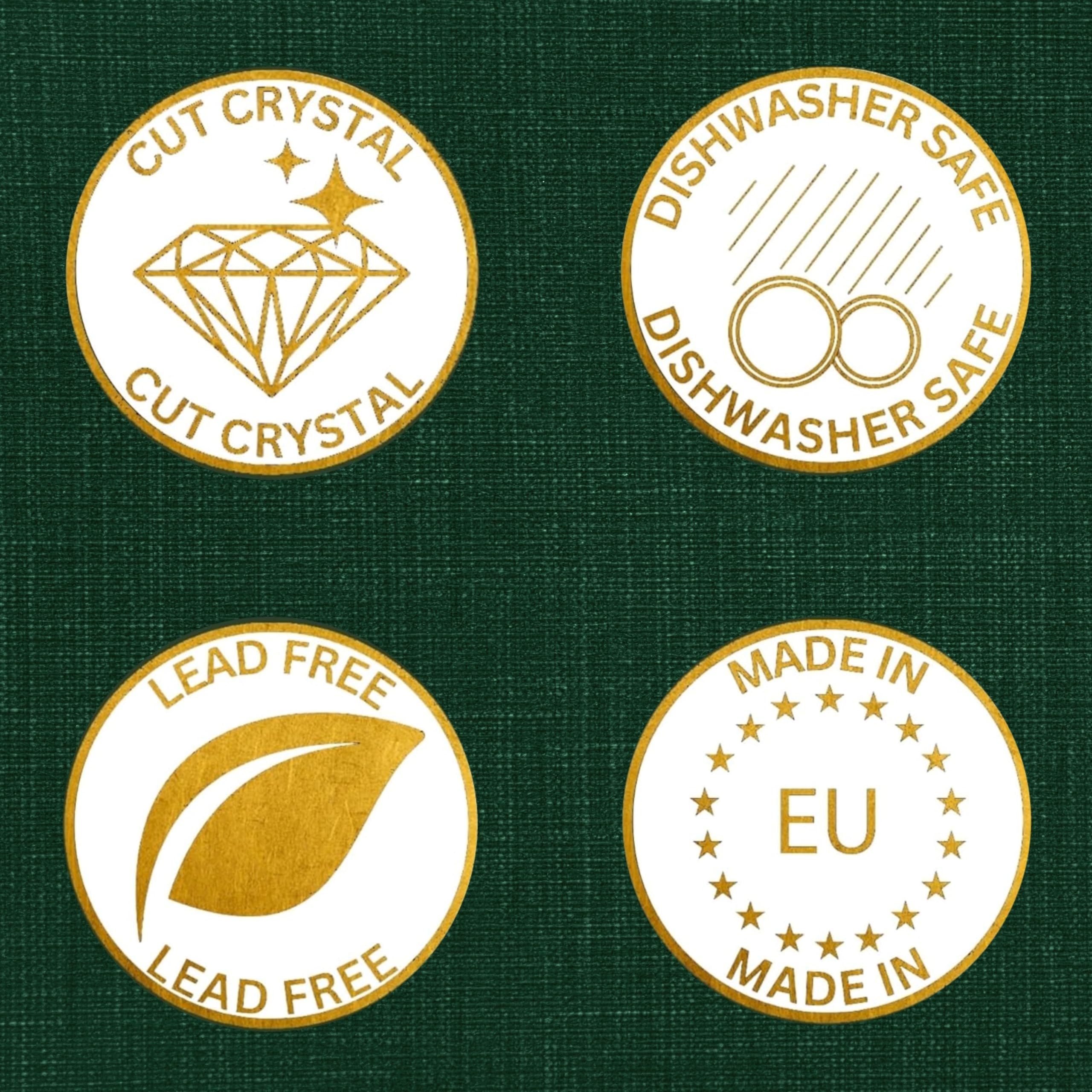 Hemswell Crystal lead-free crystal for bright, clear pours