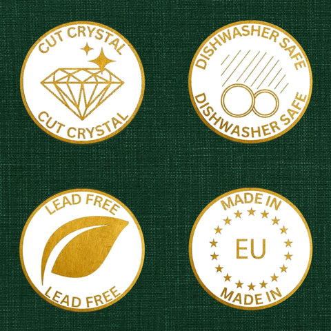 Hemswell Crystal lead-free crystal for bright, clear pours