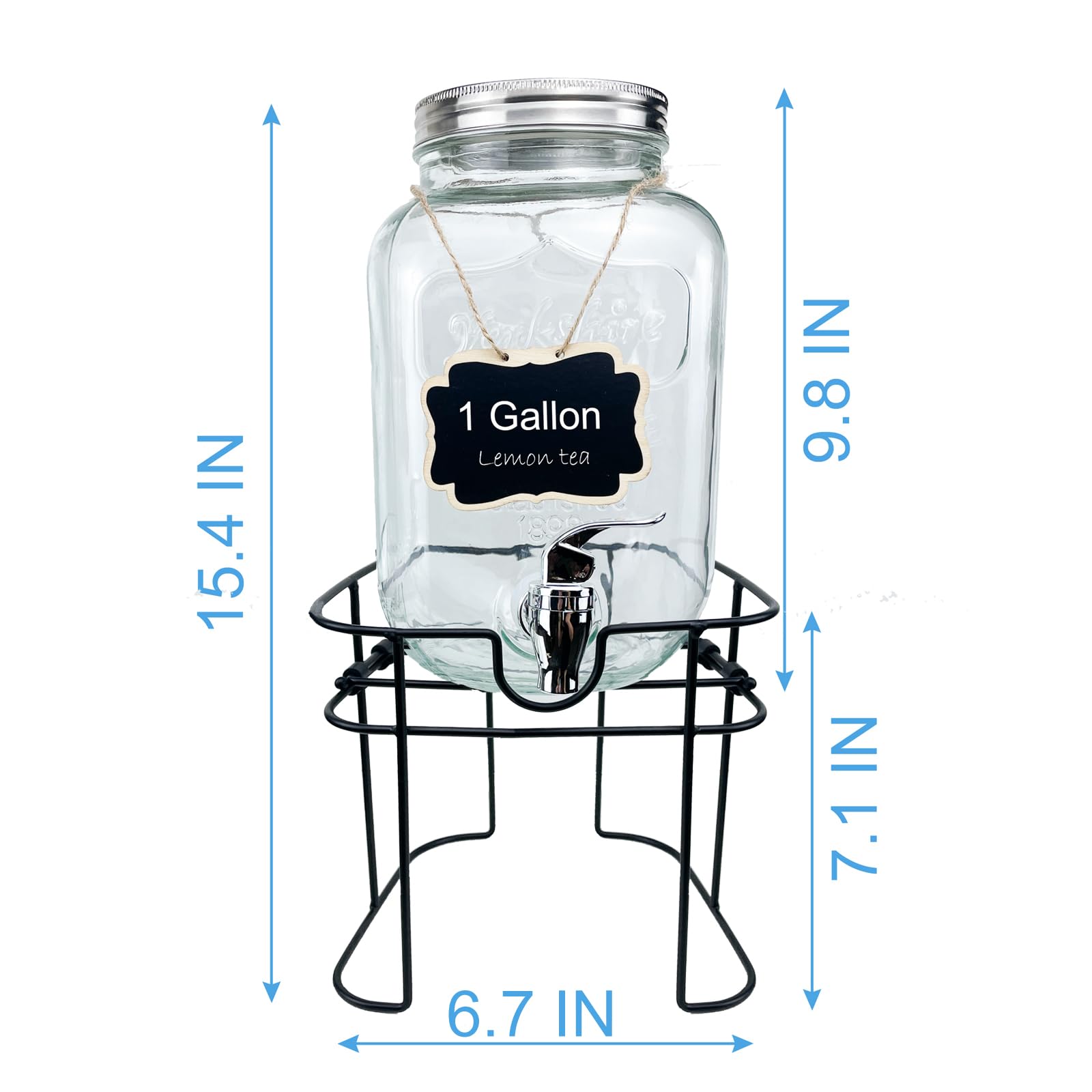 HENABLE drink dispenser faucet spigot for smooth, controlled pouring