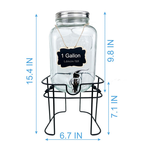 HENABLE drink dispenser faucet spigot for smooth, controlled pouring