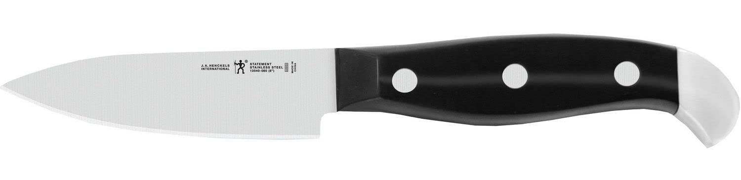 Henckels 4-5 inch steak knives deliver clean, even slices