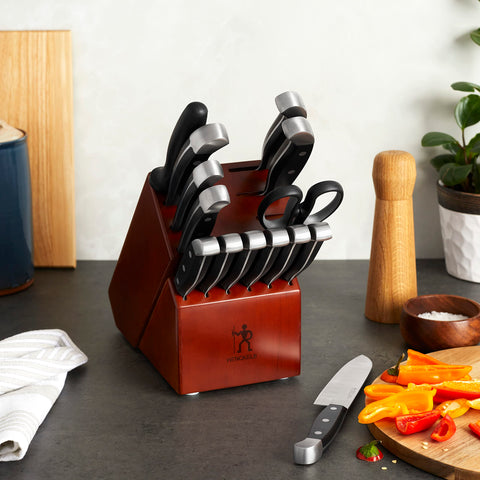 Henckels 8-inch chef knife delivers effortless cutting for herbs and onions