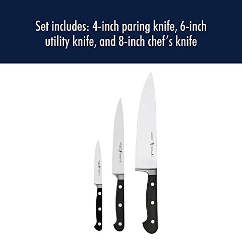HENCKELS Classic dishwasher-safe blades make cleanup easy.