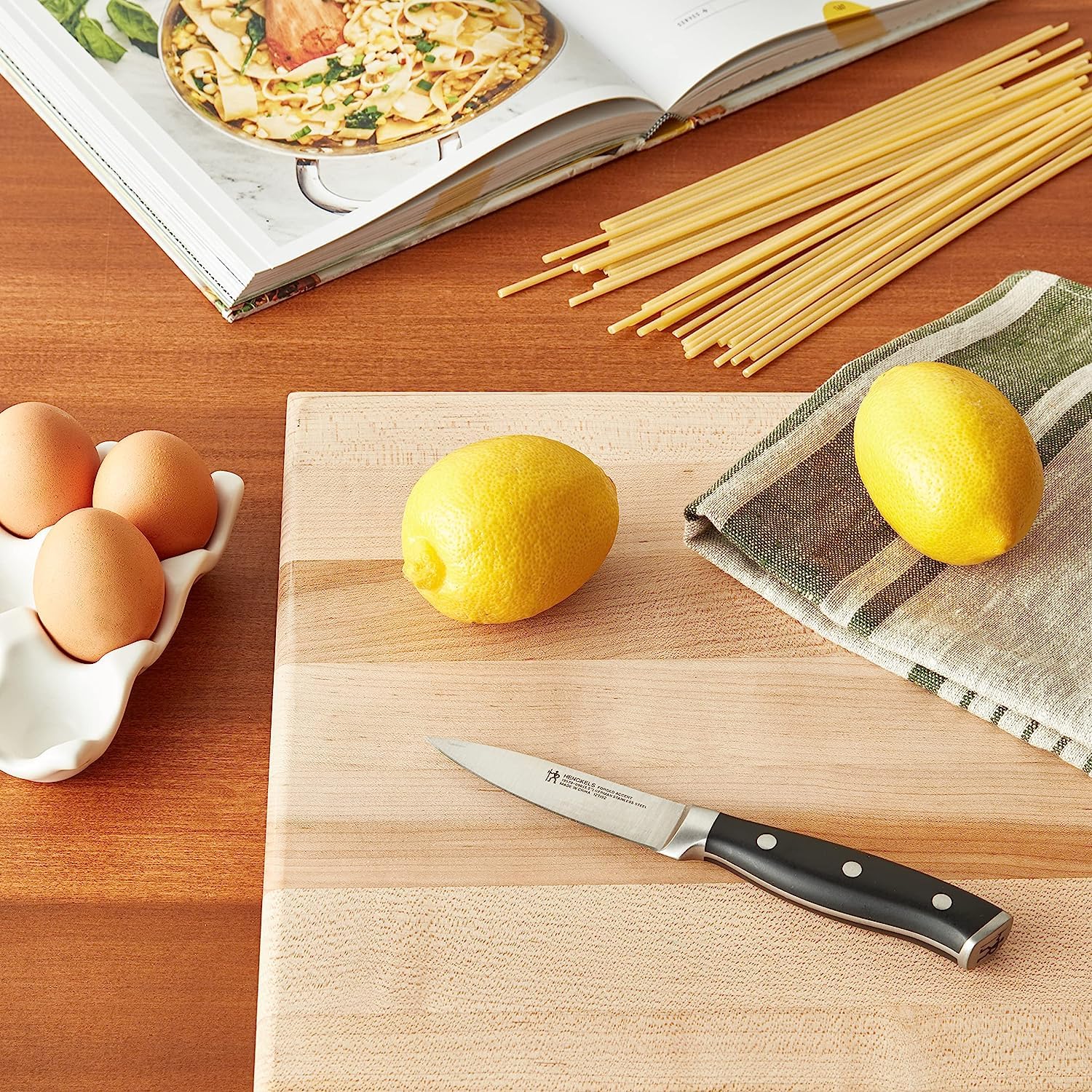 HENCKELS Forged Accent paring knife bolster detail for durability and balance