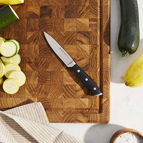 HENCKELS Forged Accent paring knife handle side view for balanced control