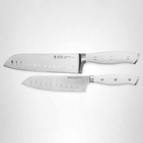 Elegant knife set displayed in a block enhances countertop appeal.