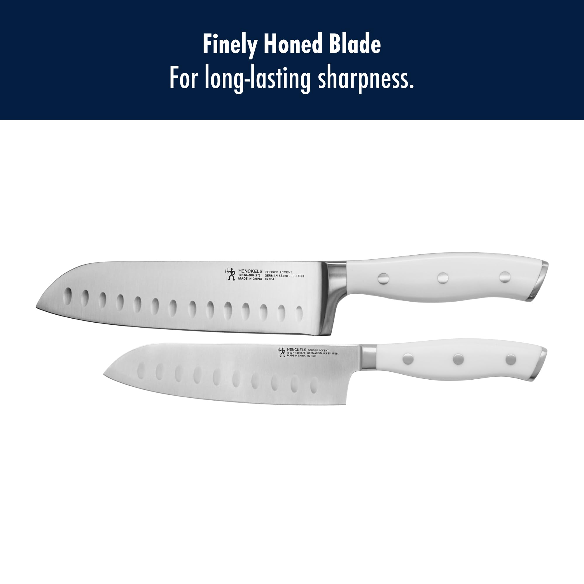 Stainless finish resists staining and rust for daily kitchen use.