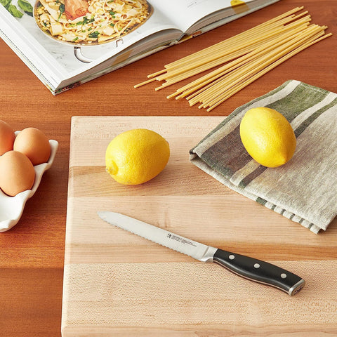 HENCKELS Forged Accent durable stainless-steel blade maintains sharpness through daily prep.