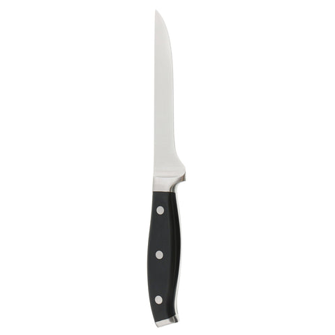 Henckels Forged Premio boning knife handle close up highlighting ergonomic grip