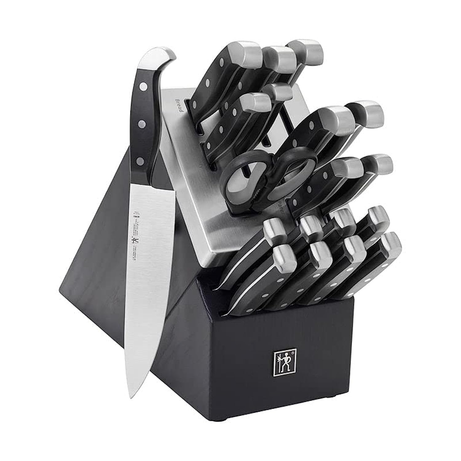 Henckels International Statement self-sharpening knife block for precise kitchen prep