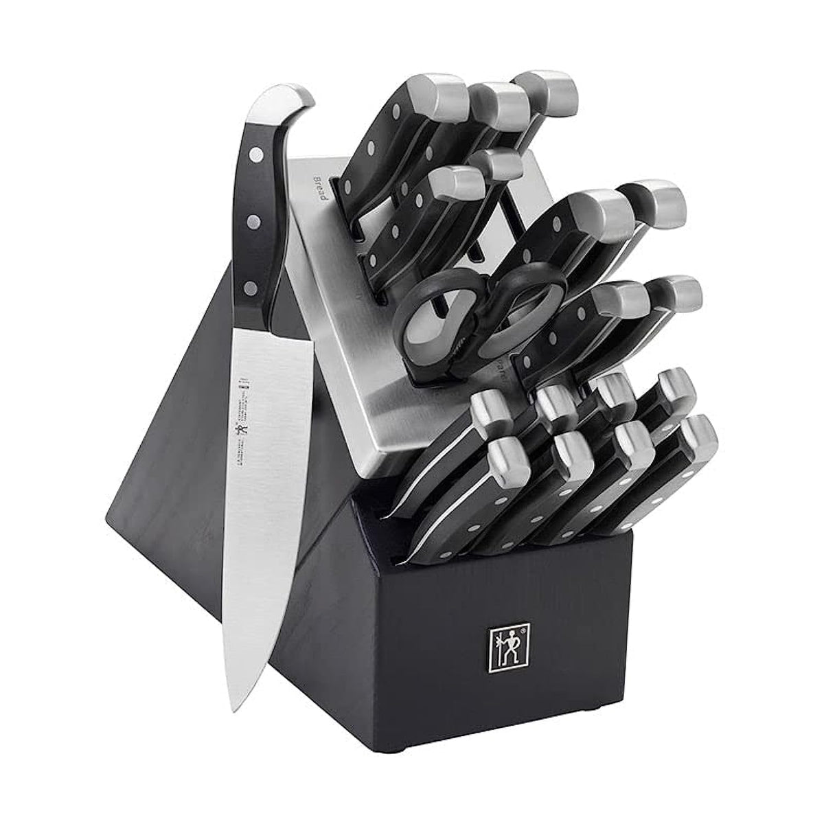 Henckels International Statement self-sharpening knife block for precise kitchen prep