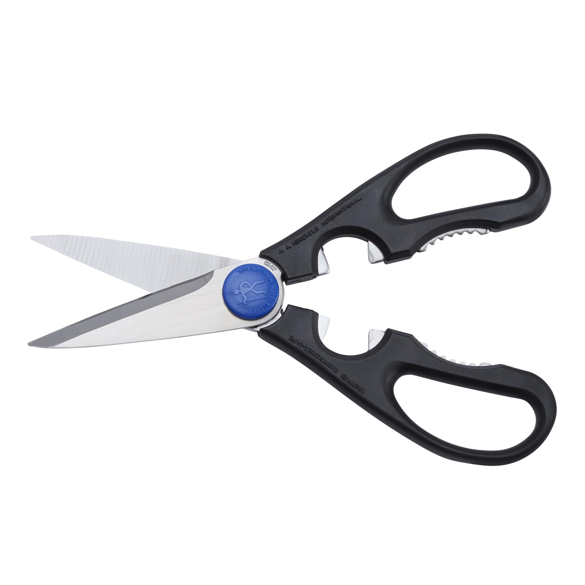 HENCKELS Kitchen Shears with integrated bottle cap opener for quick tasks