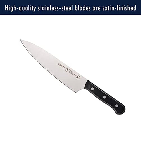 HENCKELS Solution 5-inch serrated utility knife for crusts and fruit.