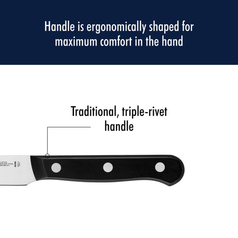 Henckels daily-use knife simplifies meal prep with balanced, lightweight feel.