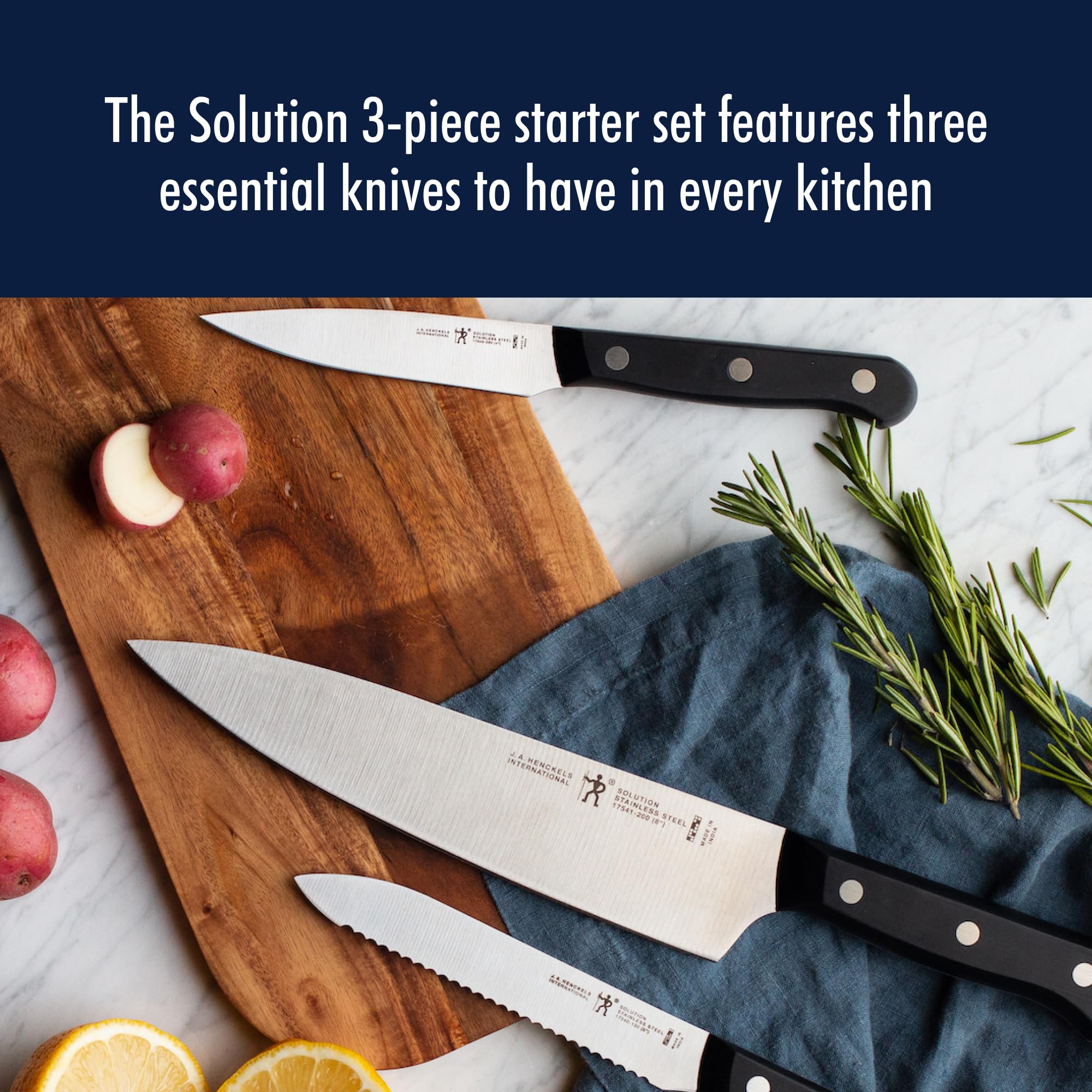 HENCKELS paring knife ready for peeling and trimming tasks