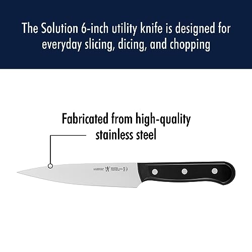 HENCKELS tomato knife slicing tomato with clean, even edges