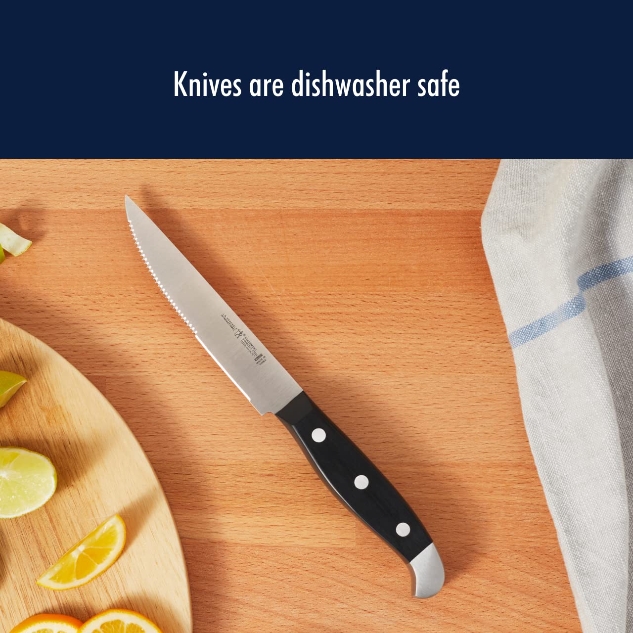 Henckels Statement 4-inch paring knife for small, precise prep tasks.